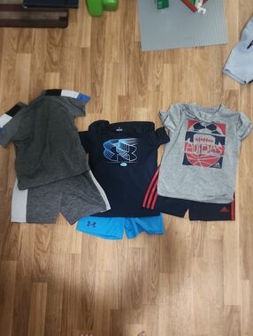 Under Armour Blue Set, (2) Adidad Active Sets